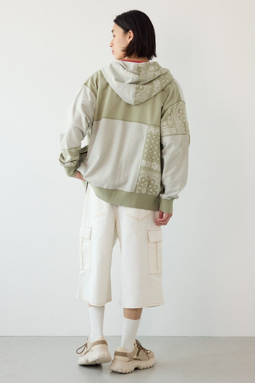 パッチワークZIPパーカー L/KHA L