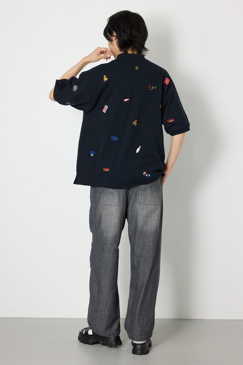 Dotted ポロシャツ BLK M