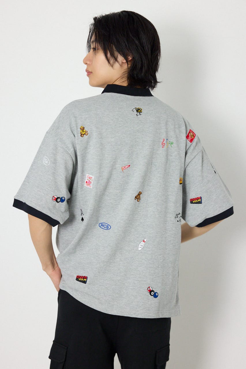 Dotted ポロシャツ T.GRY M