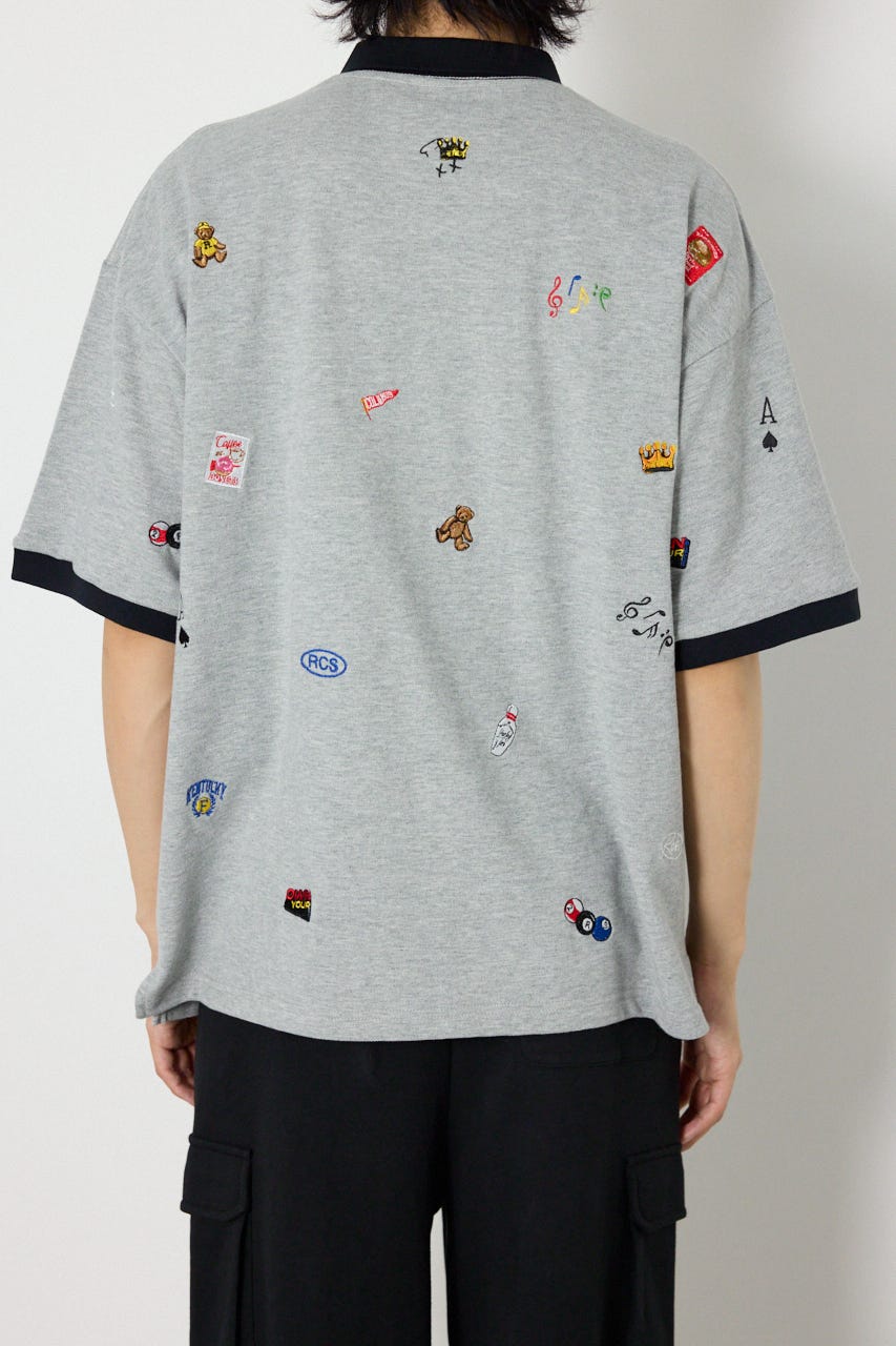 Dotted ポロシャツ T.GRY M