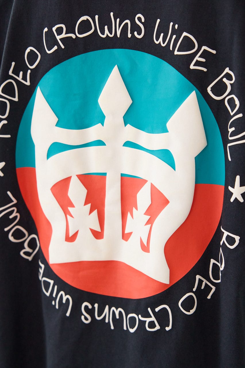 FOAM CROWN Tシャツ BLK L