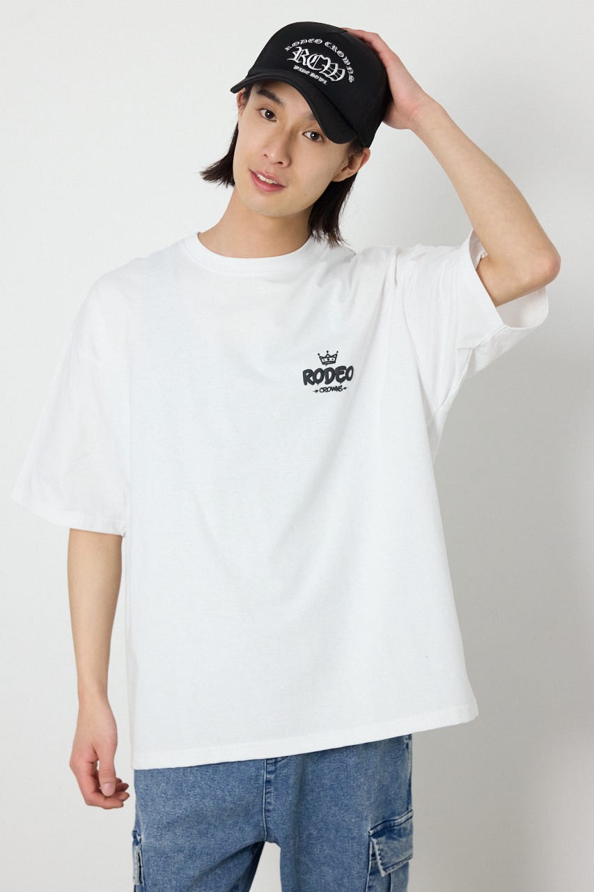 FOAM CROWN Tシャツ O/WHT M