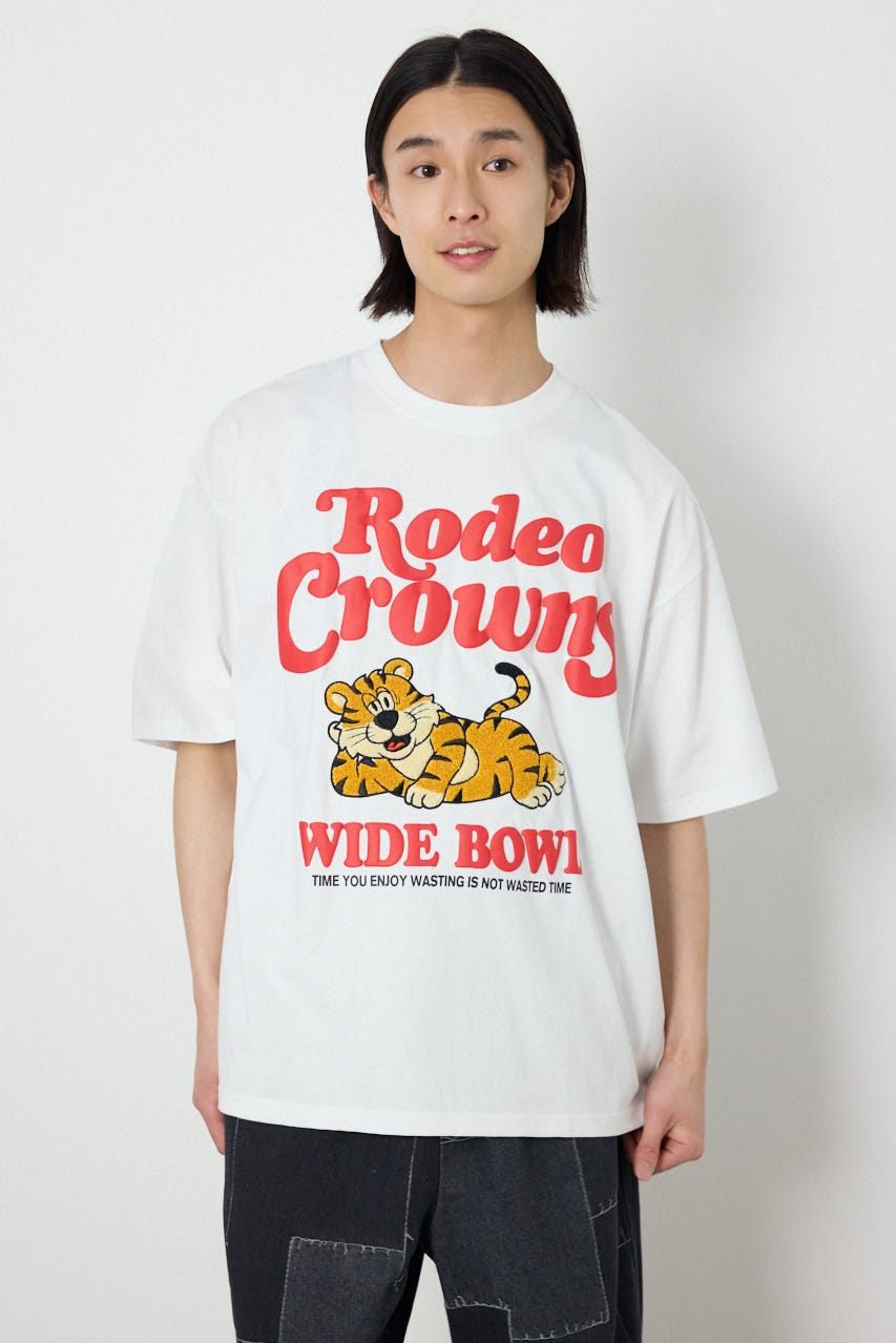 RODEO CROWNS STAR7分Tシャツ(F)キッズ(S) RODEO CROWNS WIDE BOWL | (サンリオキャラクターズ)SUNBURN キティ T