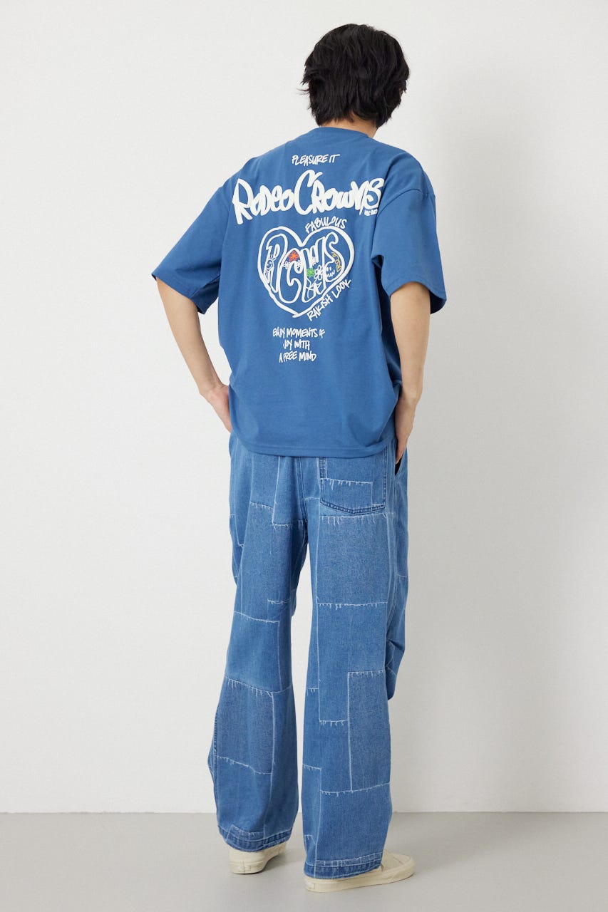 heartwarming Tシャツ D/BLU M