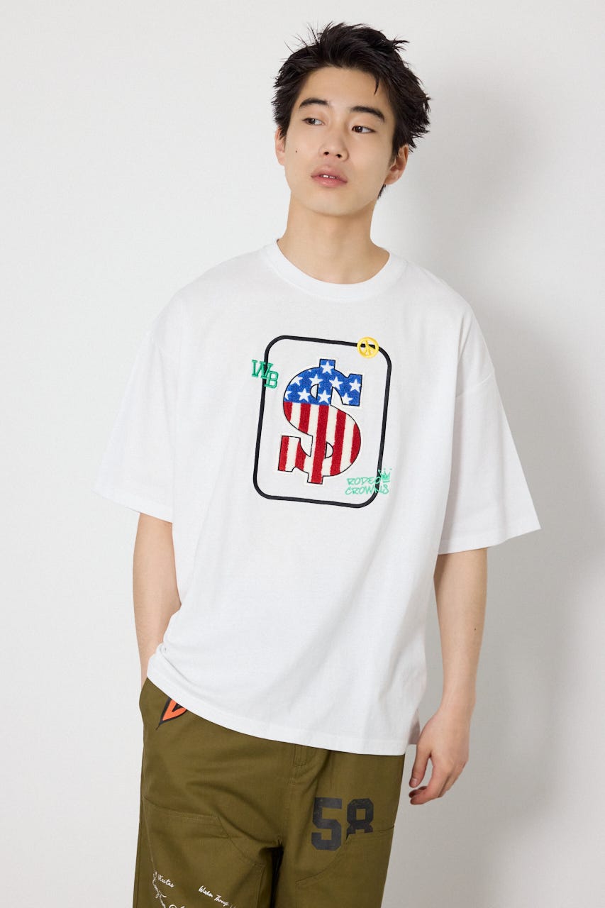 US rich Tシャツ O/WHT M