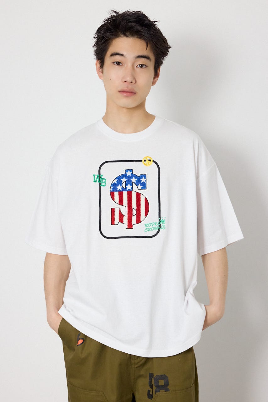 US rich Tシャツ O/WHT M