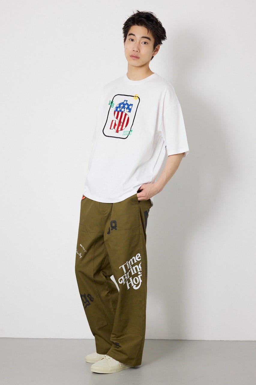 US rich Tシャツ O/WHT M