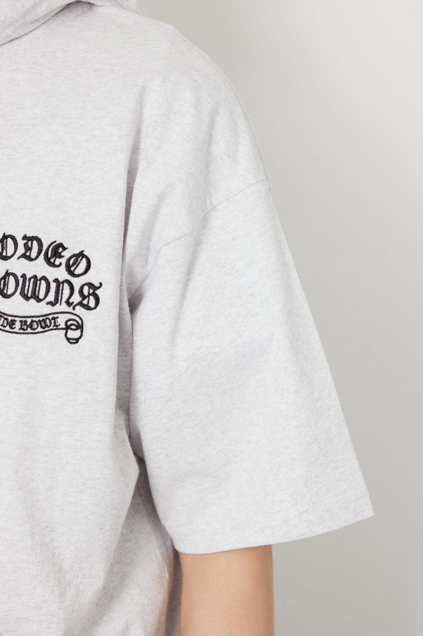 Blackletter 半袖ZIPパーカー L/T.GRY L