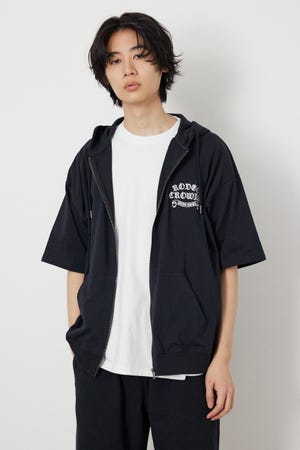 Blackletter 半袖ZIPパーカー