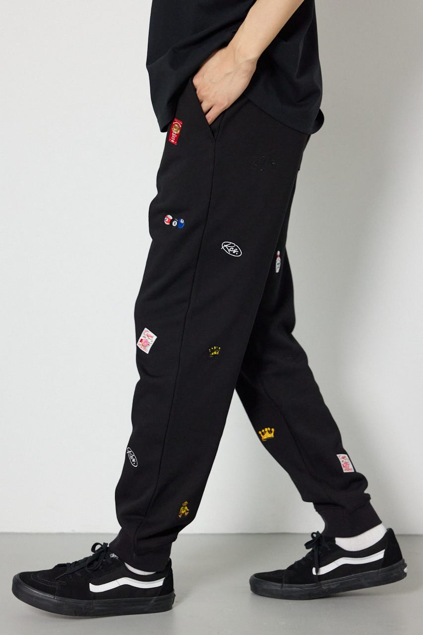Dotted スウェットパンツ BLK M
