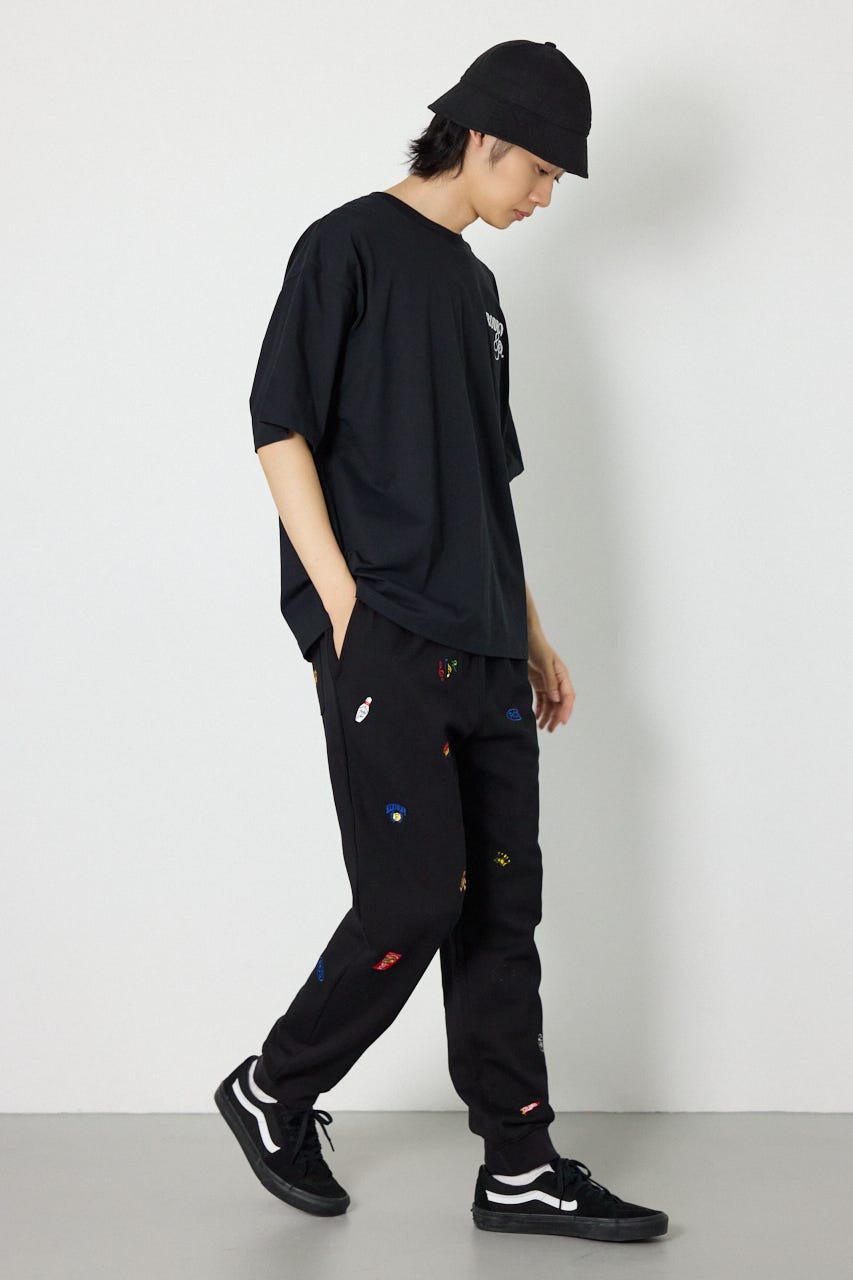 Dotted スウェットパンツ BLK M