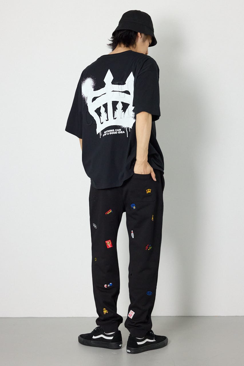 Dotted スウェットパンツ BLK M