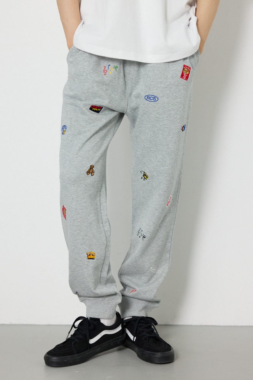 Dotted スウェットパンツ T.GRY L