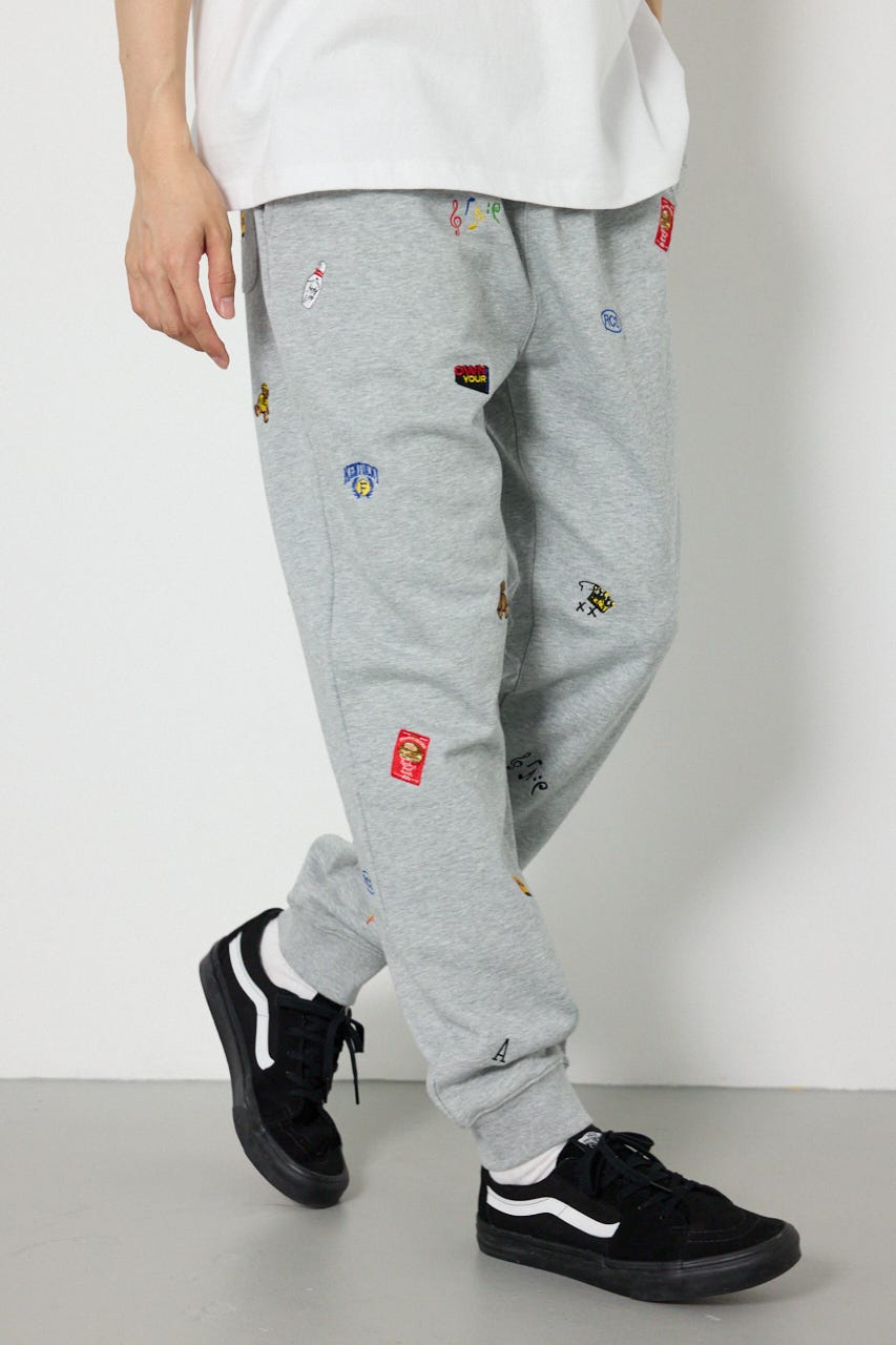 Dotted スウェットパンツ T.GRY L