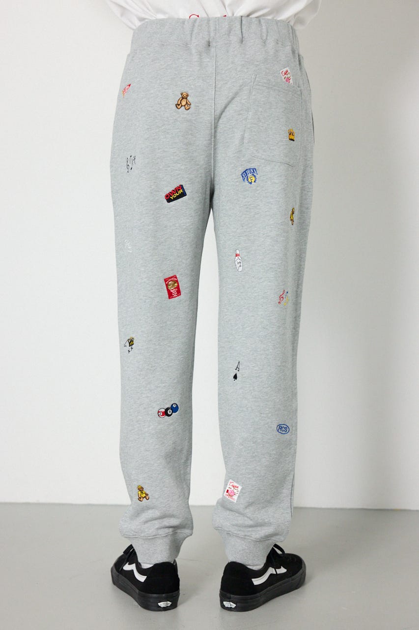 Dotted スウェットパンツ T.GRY L