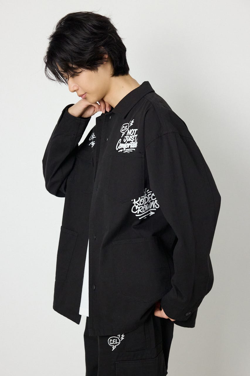 エンジニアジャケット BLK M