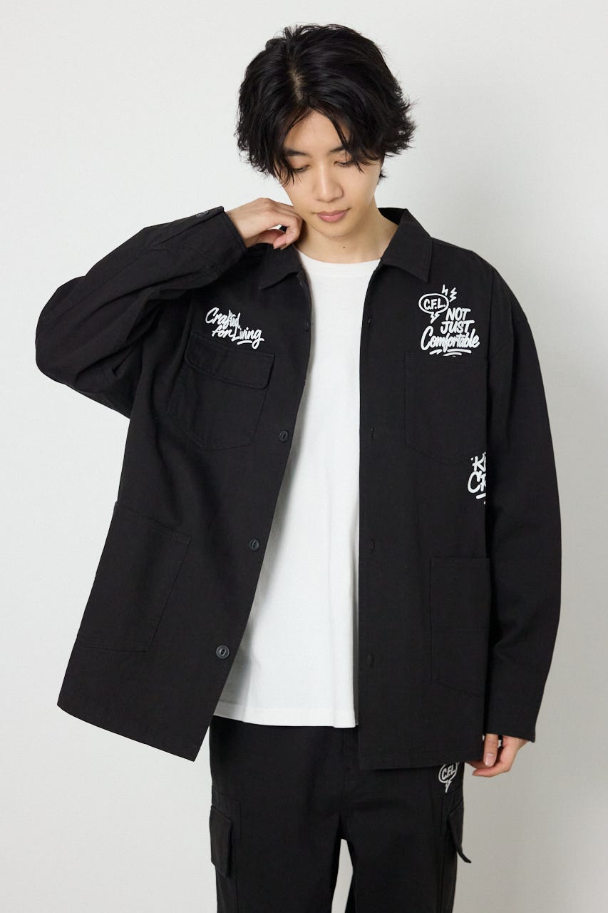 エンジニアジャケット BLK M