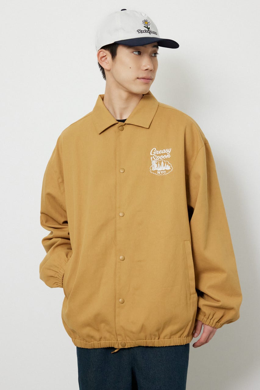 CRACKコーチジャケット BEG L