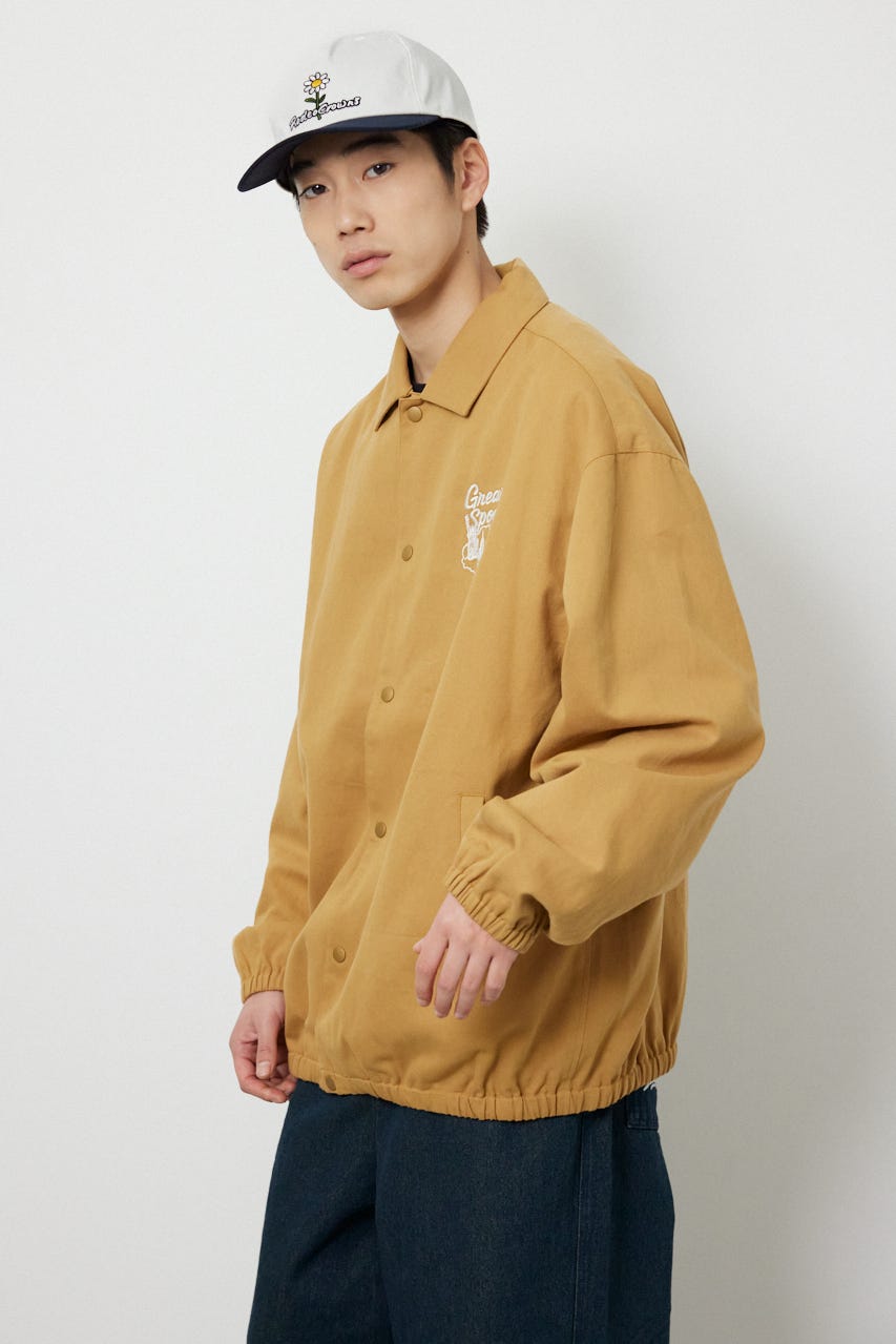 CRACKコーチジャケット BEG L