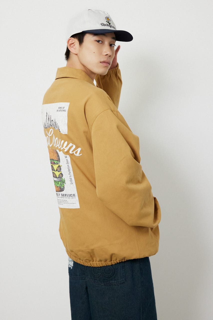 CRACKコーチジャケット BEG L