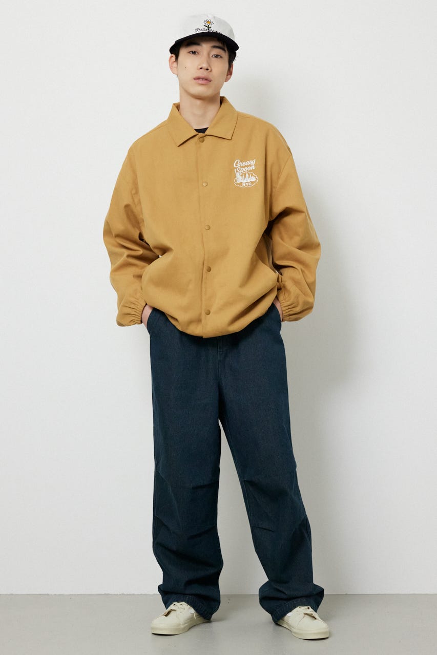 CRACKコーチジャケット BEG L