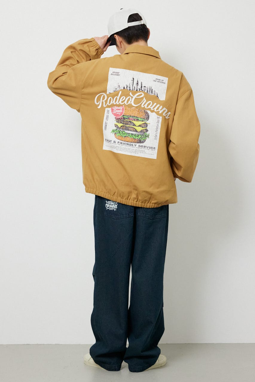 CRACKコーチジャケット BEG L