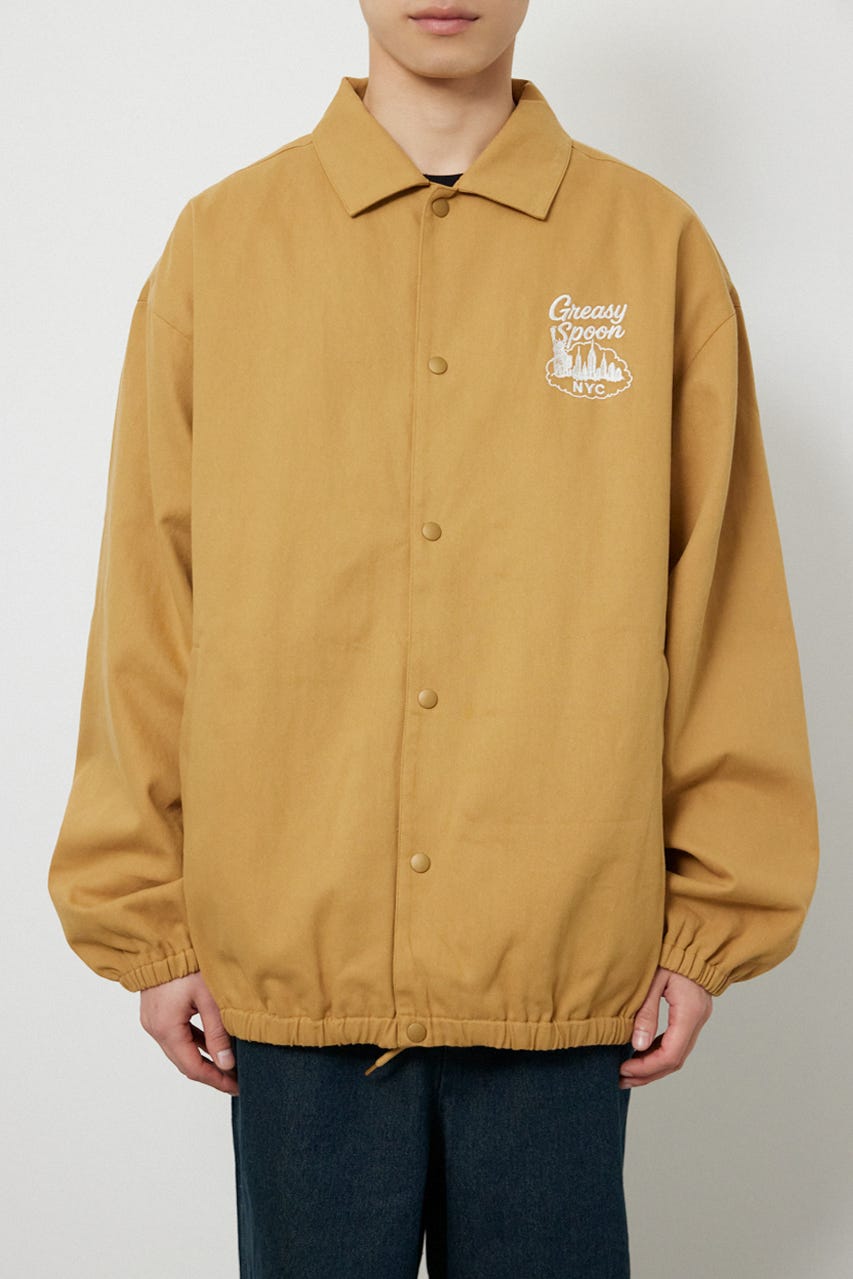 CRACKコーチジャケット BEG L