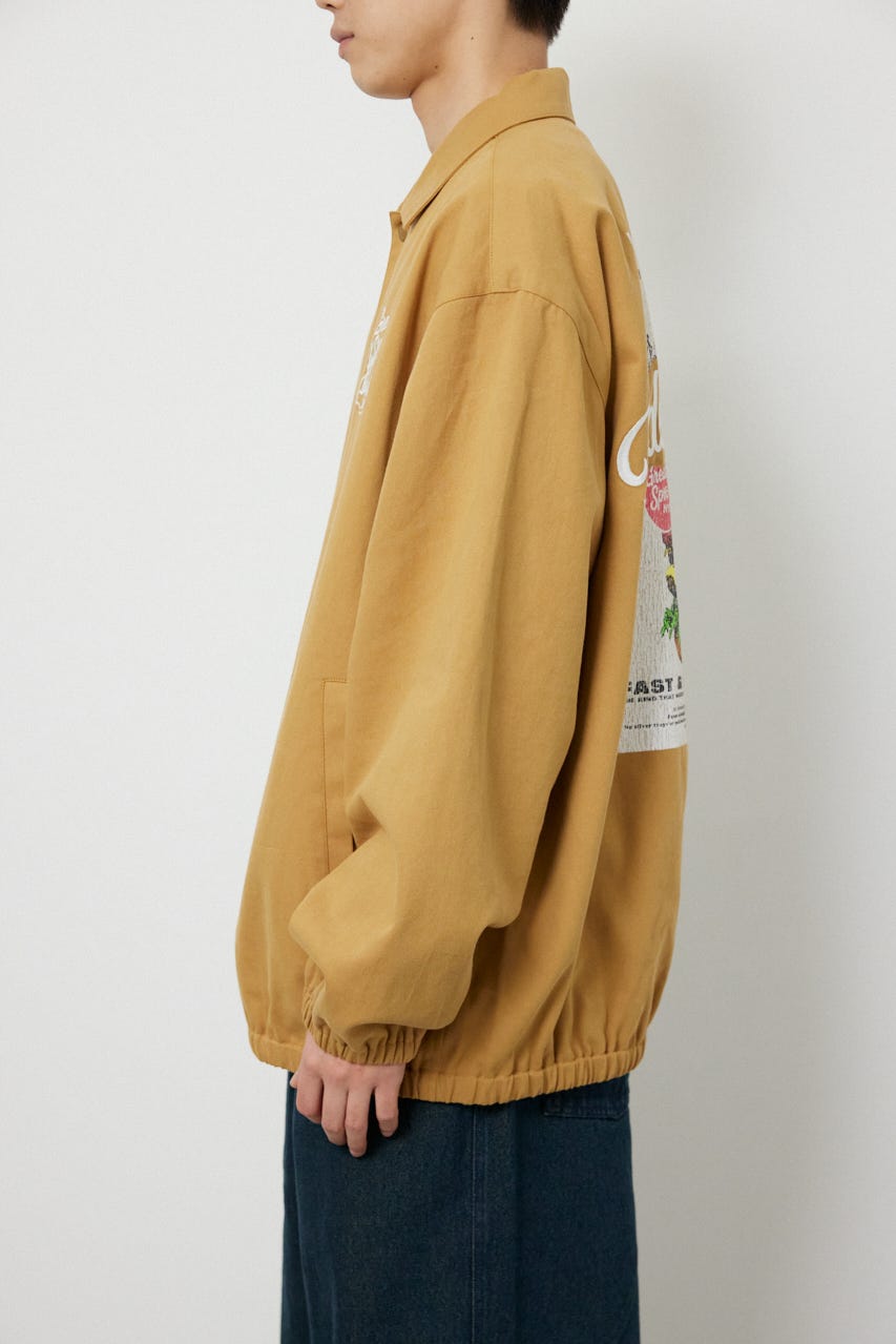 CRACKコーチジャケット BEG L