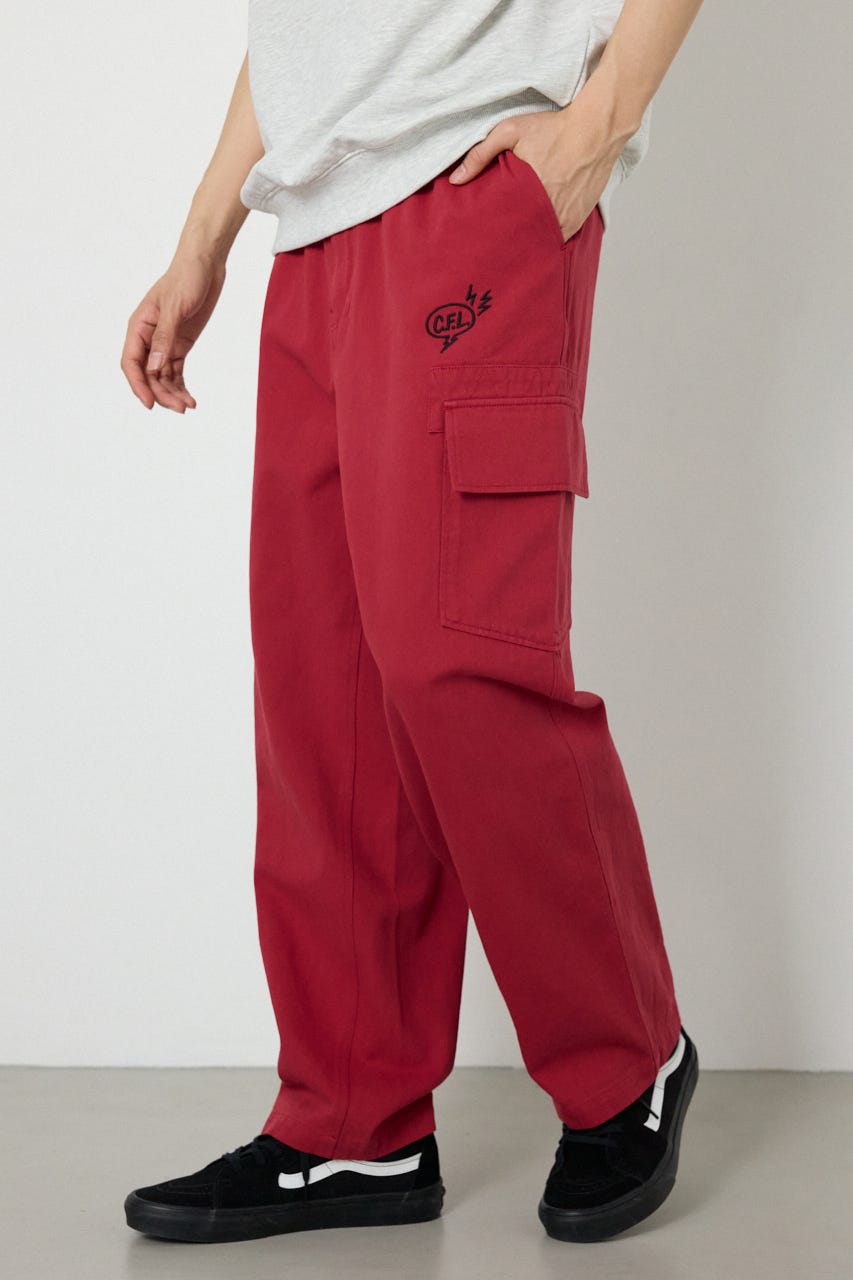 エンジニアカーゴパンツ D/RED L