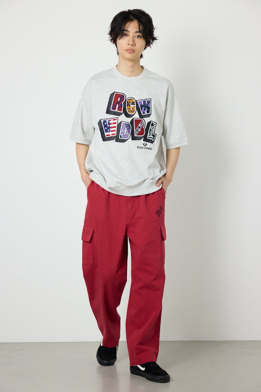 エンジニアカーゴパンツ D/RED L