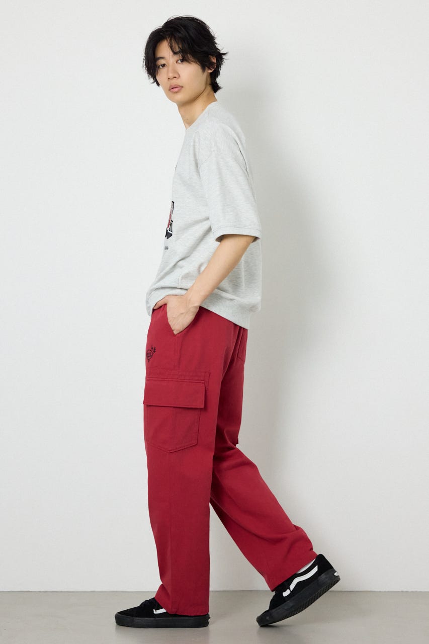 エンジニアカーゴパンツ D/RED L