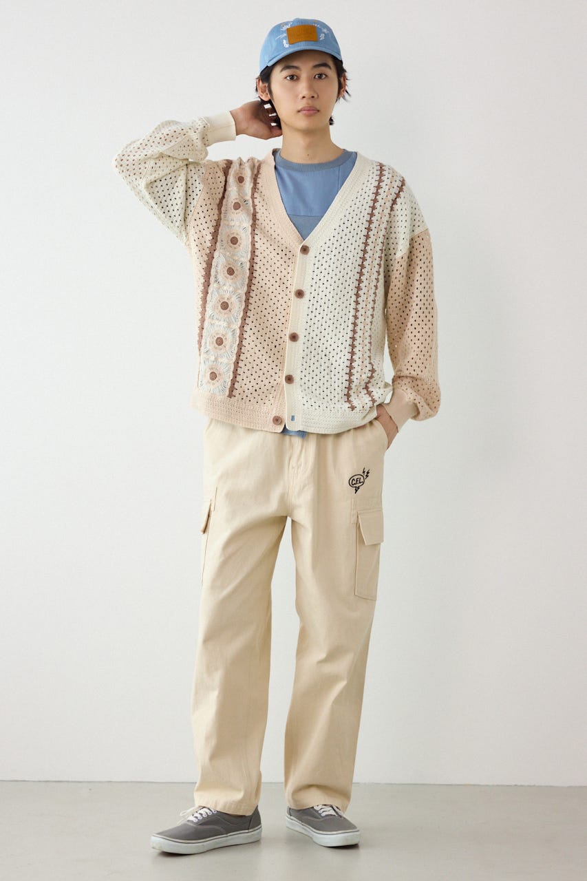 エンジニアカーゴパンツ O/WHT M