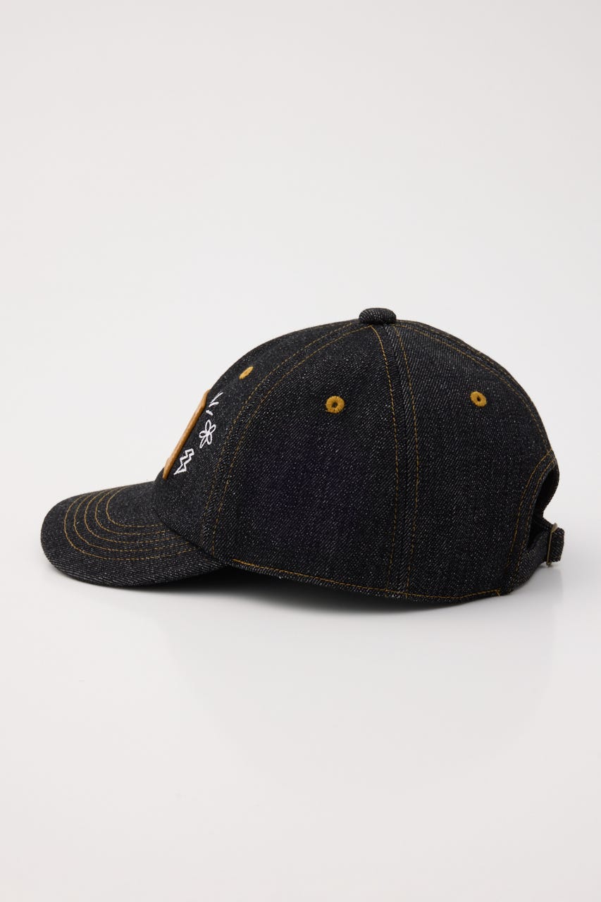 デニムパッチCAP BLK FREE