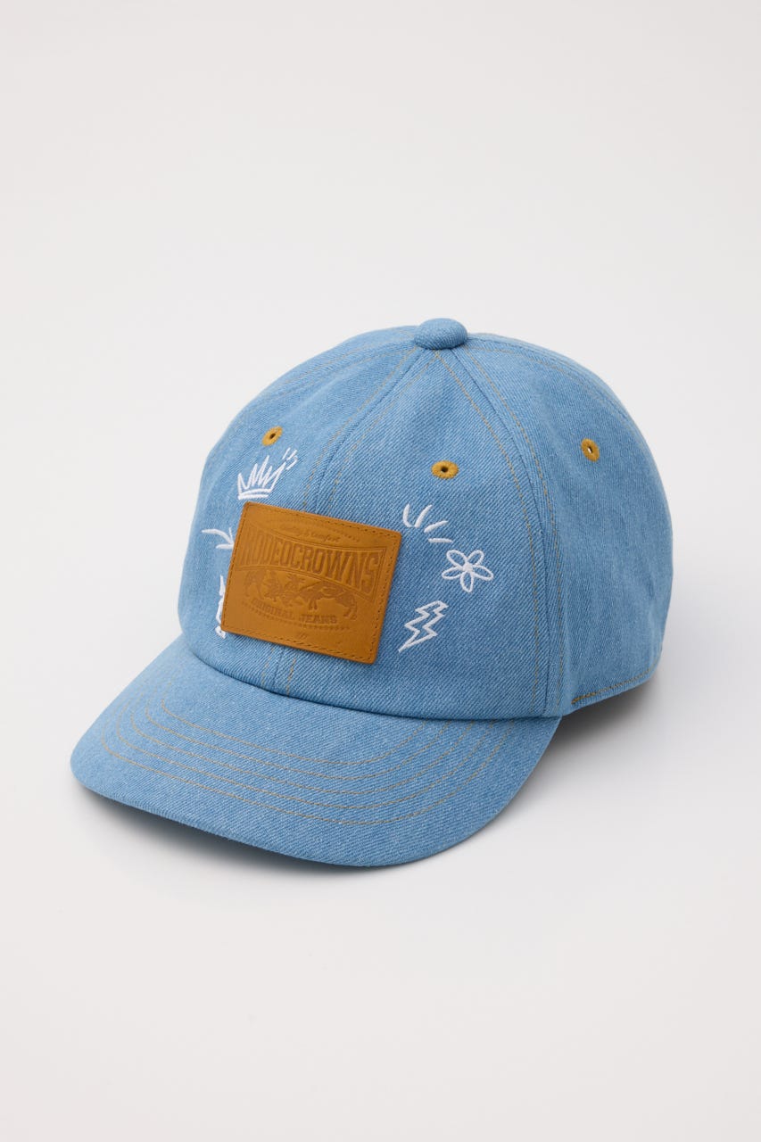 デニムパッチCAP L/BLU FREE