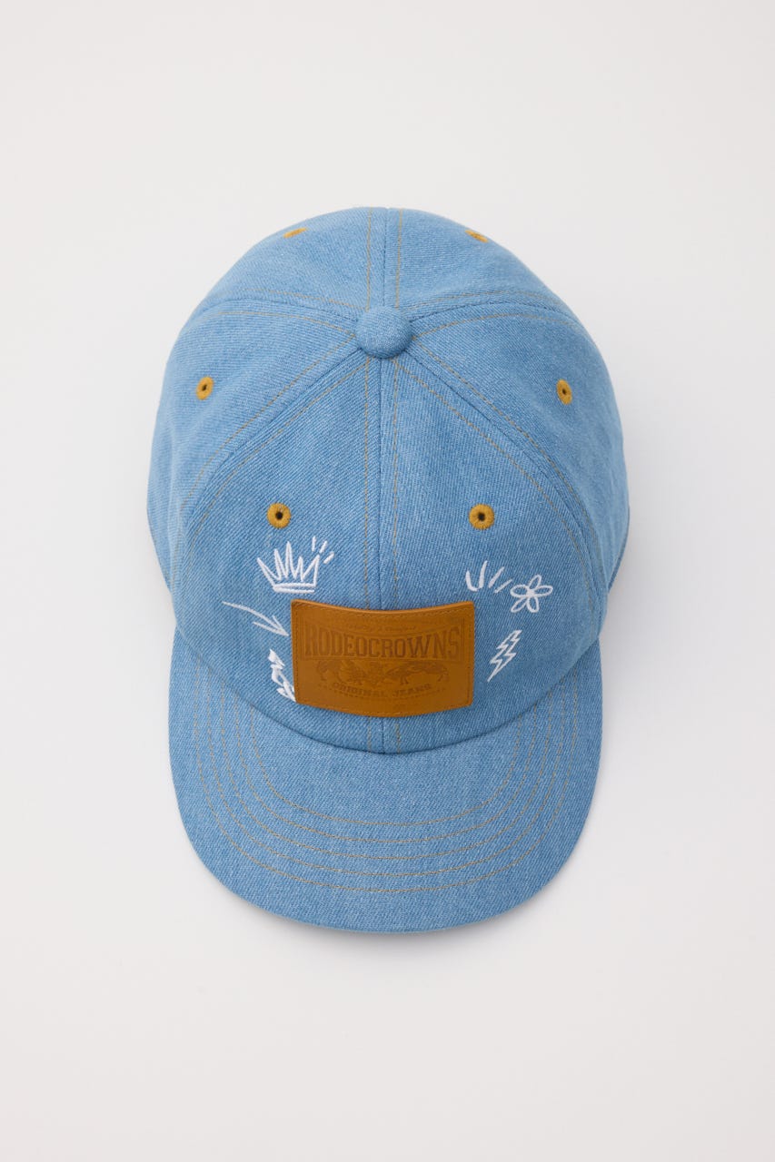 デニムパッチCAP L/BLU FREE