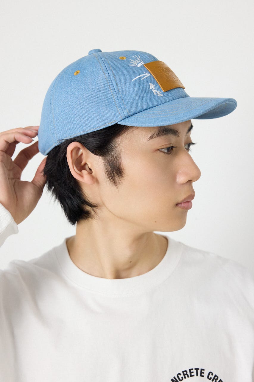 デニムパッチCAP L/BLU FREE