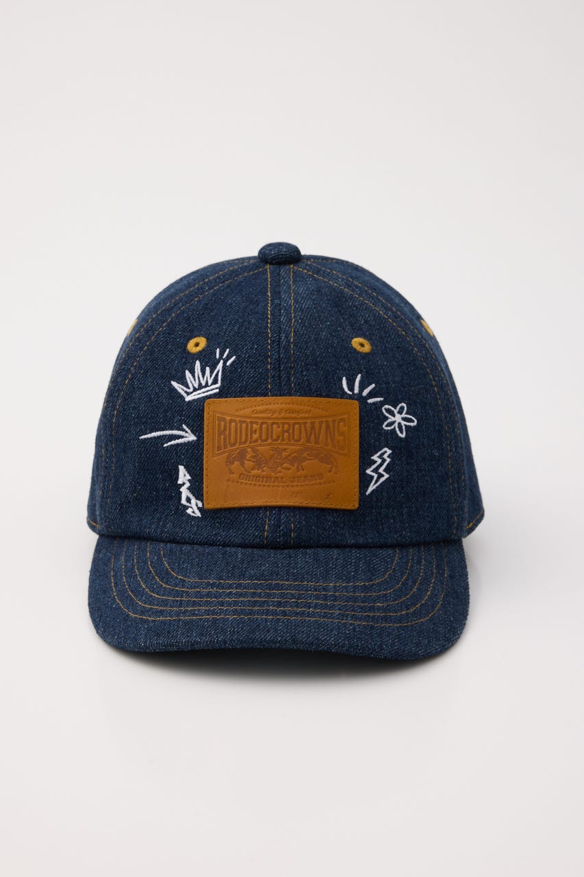 デニムパッチCAP NVY FREE
