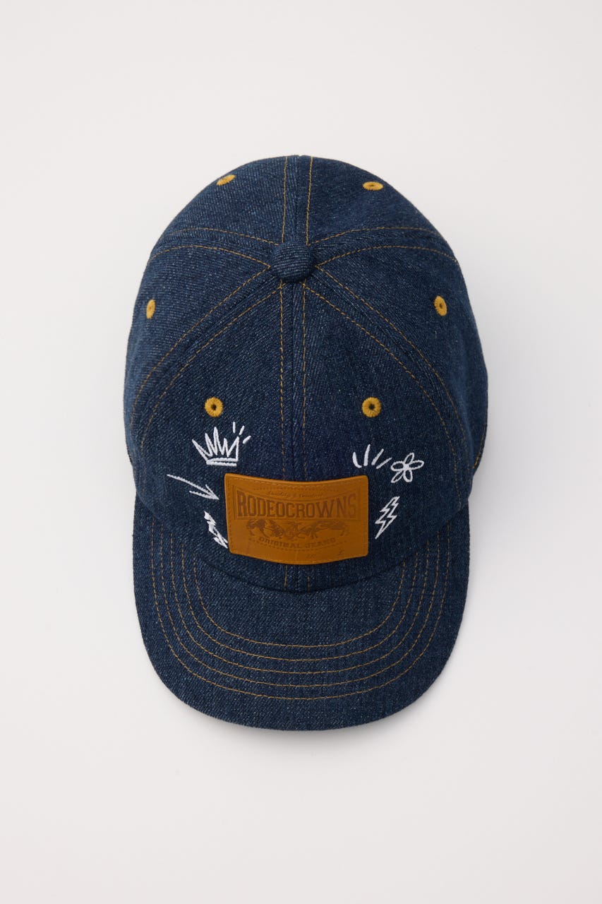 デニムパッチCAP NVY FREE