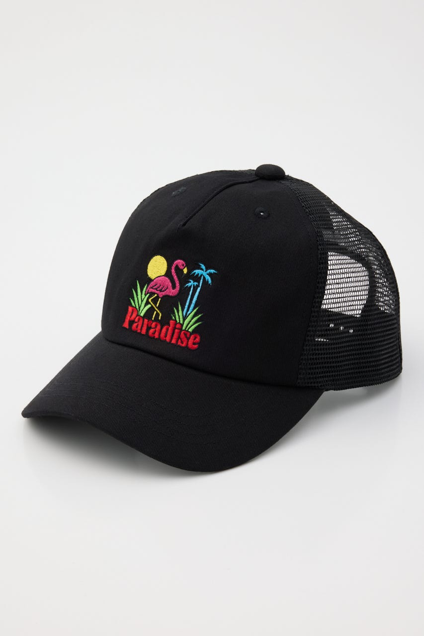 フラミンゴメッシュCAP BLK FREE