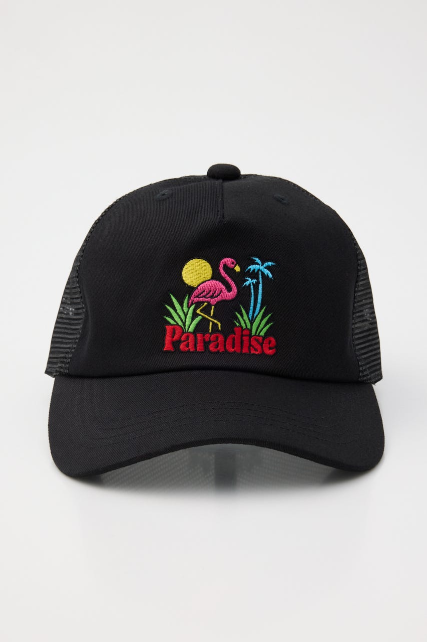 フラミンゴメッシュCAP BLK FREE