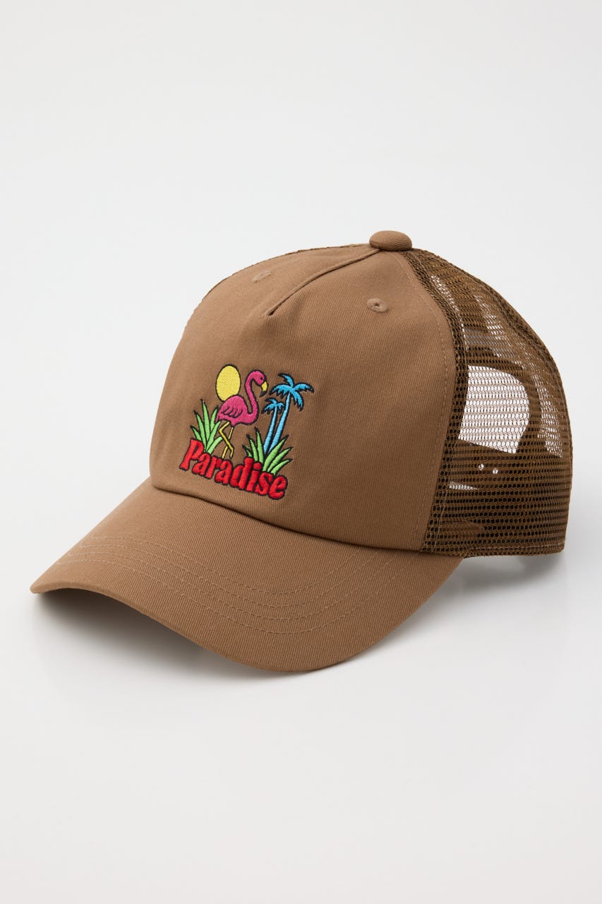 フラミンゴメッシュCAP BRN FREE