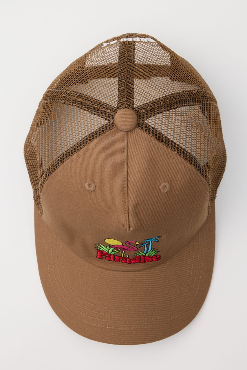 フラミンゴメッシュCAP BRN FREE