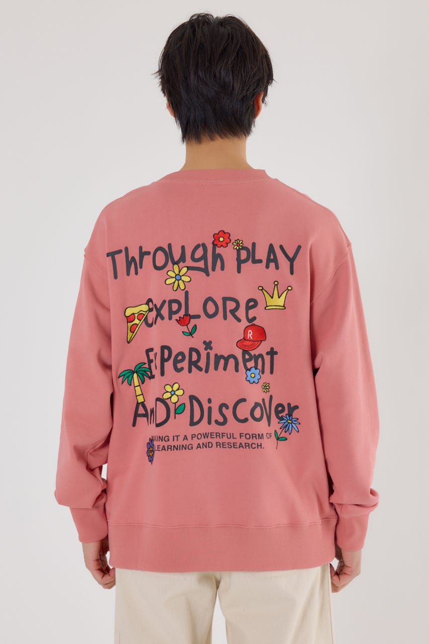 ドローイングスウェット L/ORG L