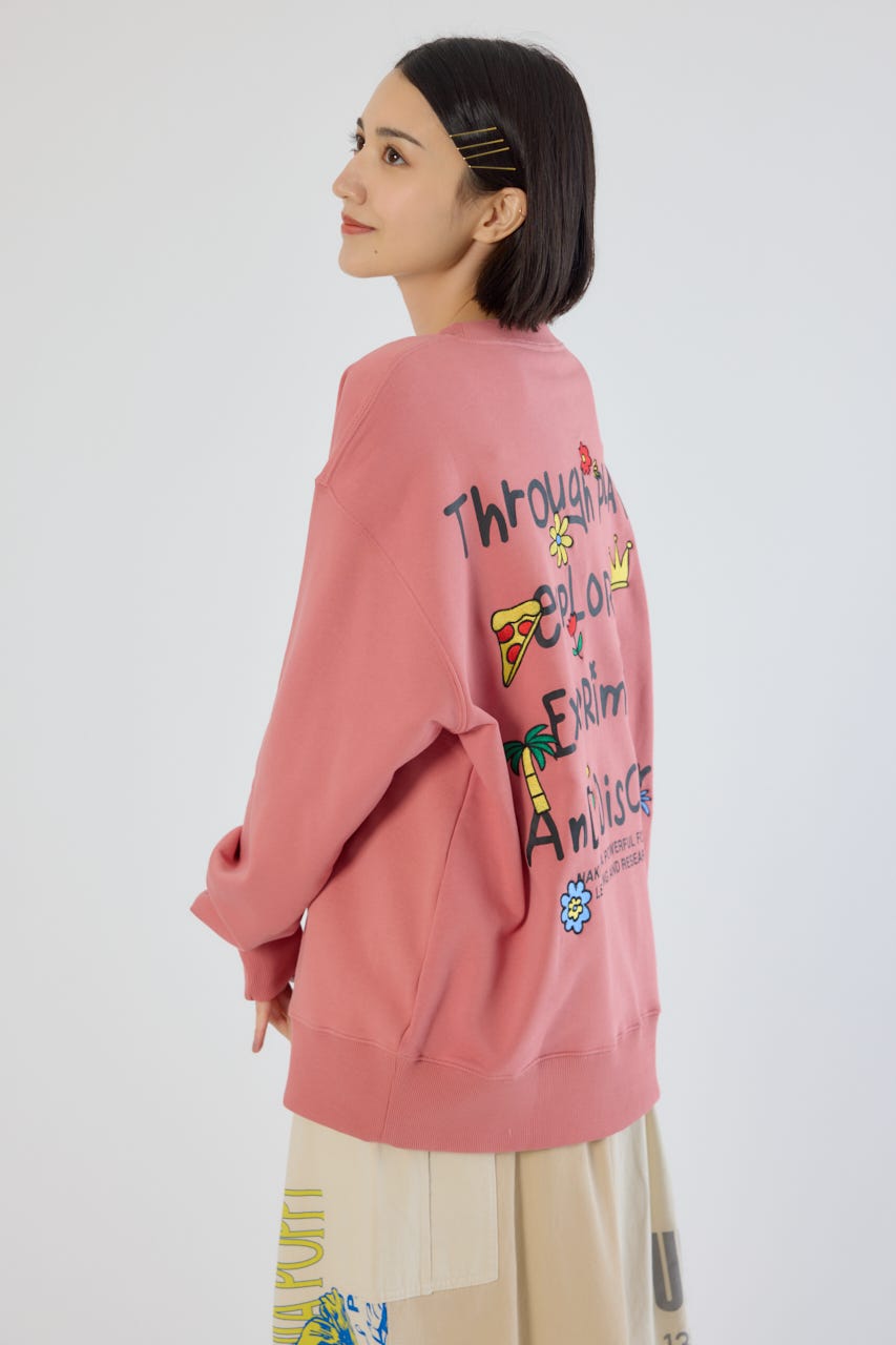 ドローイングスウェット L/ORG L