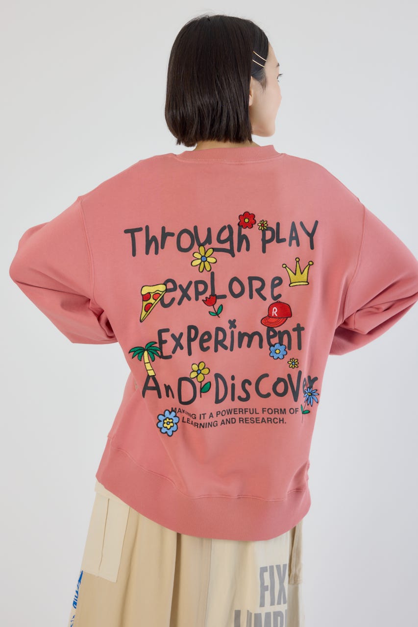 ドローイングスウェット L/ORG L