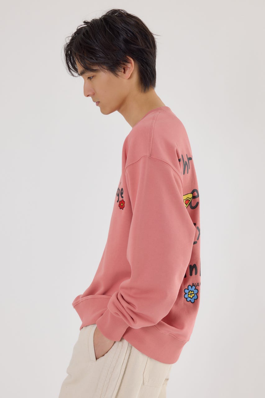 ドローイングスウェット L/ORG L