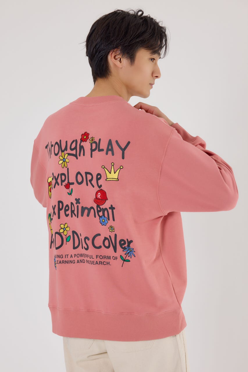 ドローイングスウェット L/ORG L