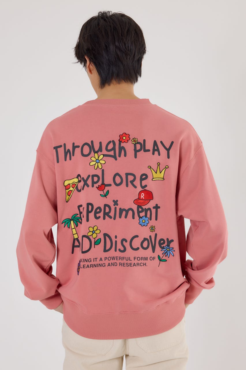 ドローイングスウェット L/ORG L