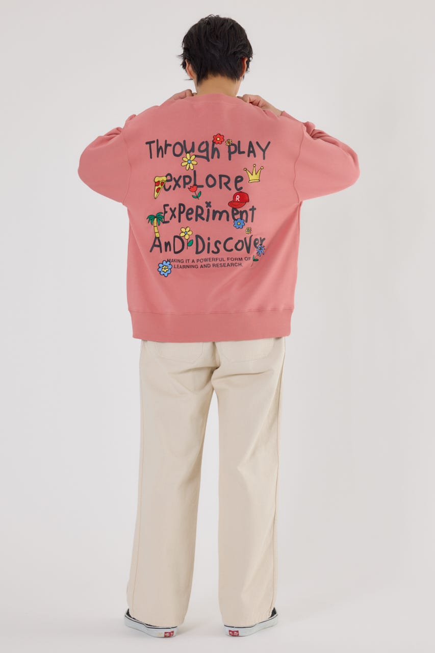 ドローイングスウェット L/ORG L