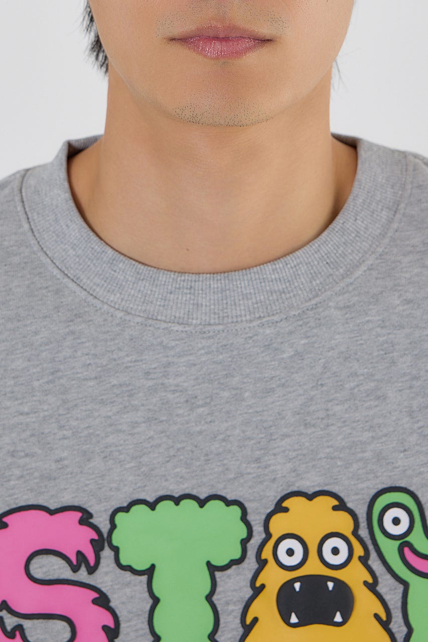 モンスターフォントスウェット T.GRY M